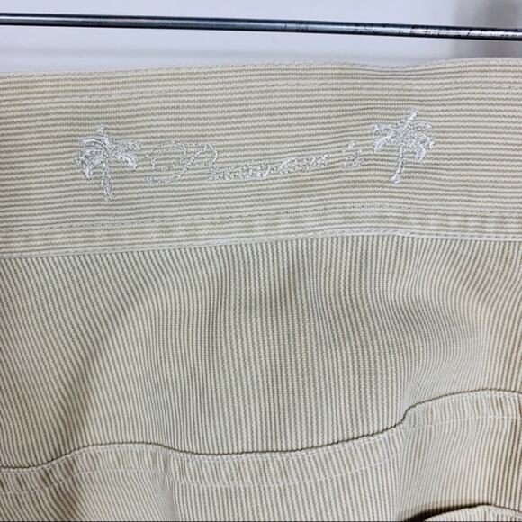 Silk Tan Pants Slacks Sz 40x 30 Pusser’s Island Summer Cream - Picture 5 of 7